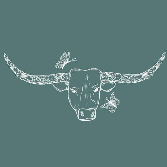Longhorn sketch - PNG